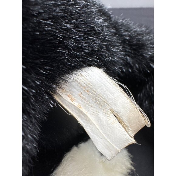 First & Main Cat Sebastian Black White Kitty Plush Stuffed Animal 11” Vintage - Picture 6 of 6